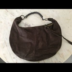 GAP Brown Suede Hobo Bag